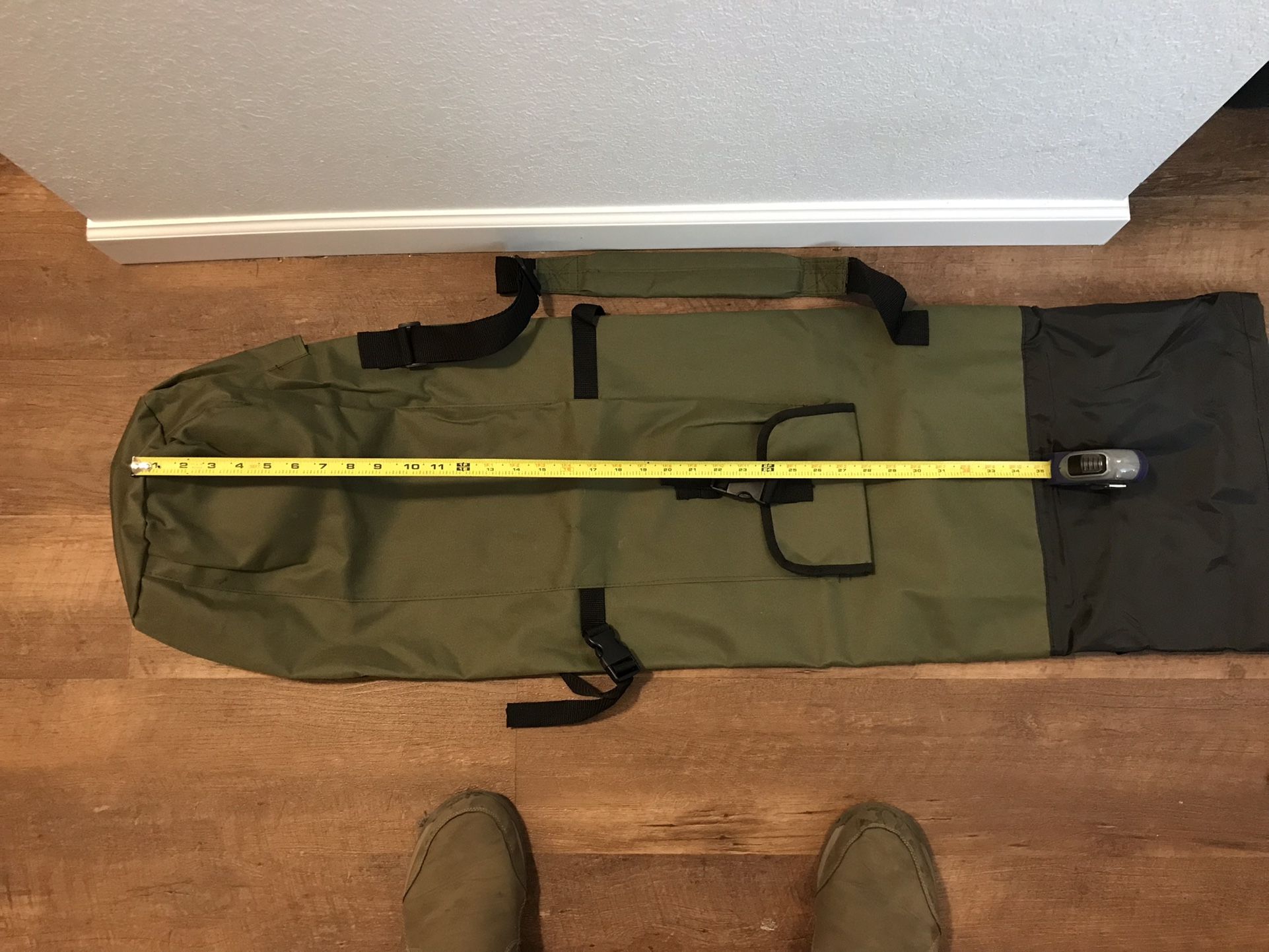 Camp Tent Sleeping Sport Utility Bag With Rod Holders