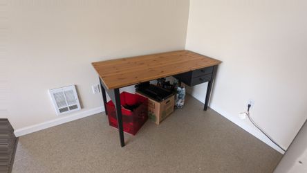 Ikea arkelstorp. Modern home office desk.