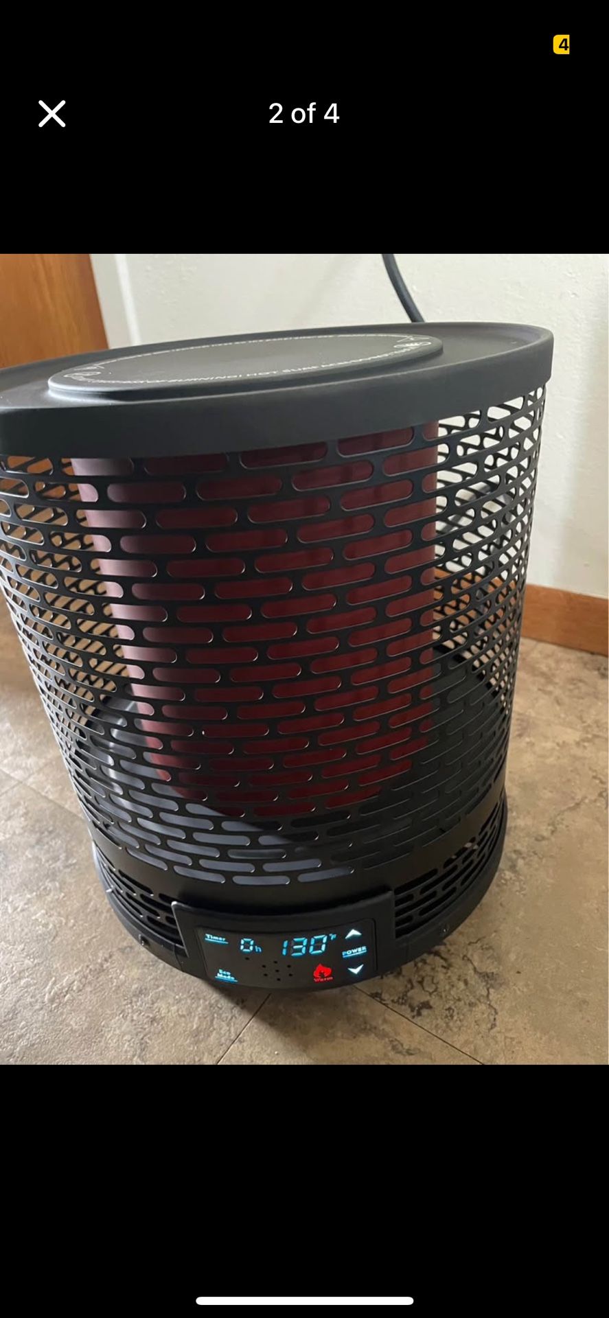 Voice Activated/remote Control Heater