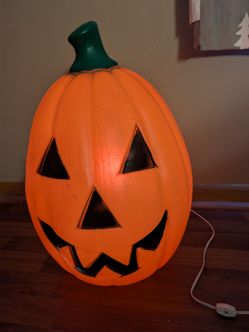 Light Up Jack-o'-lantern Blow Mold
