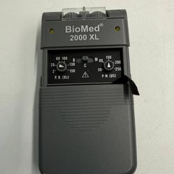 BioMed 2000 XL TENS Unit Electrotherapy Device Untested AS-IS