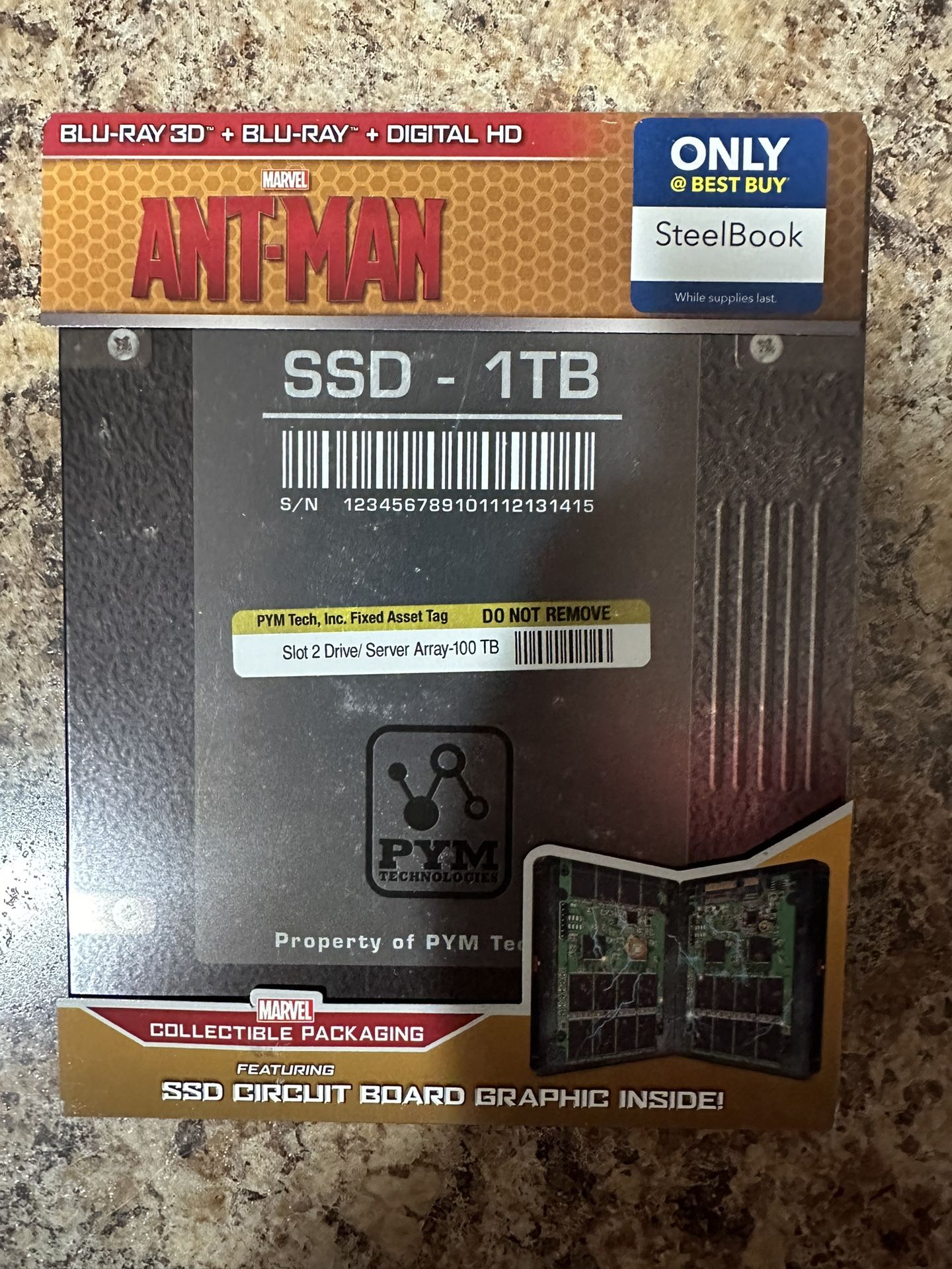Ant-Man (Blu-ray Disc, 2015, 2-Disc Set, 3D)