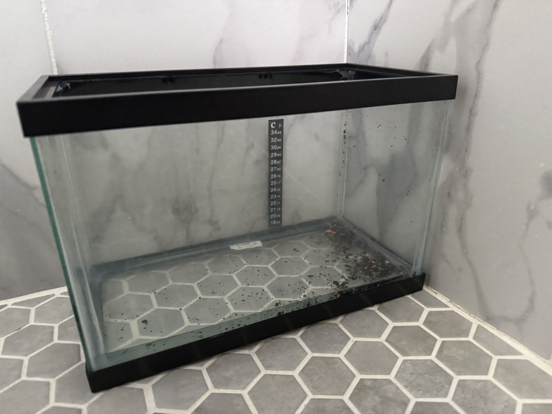 2.5 Gallon Fish Tank w/ heater & water filter