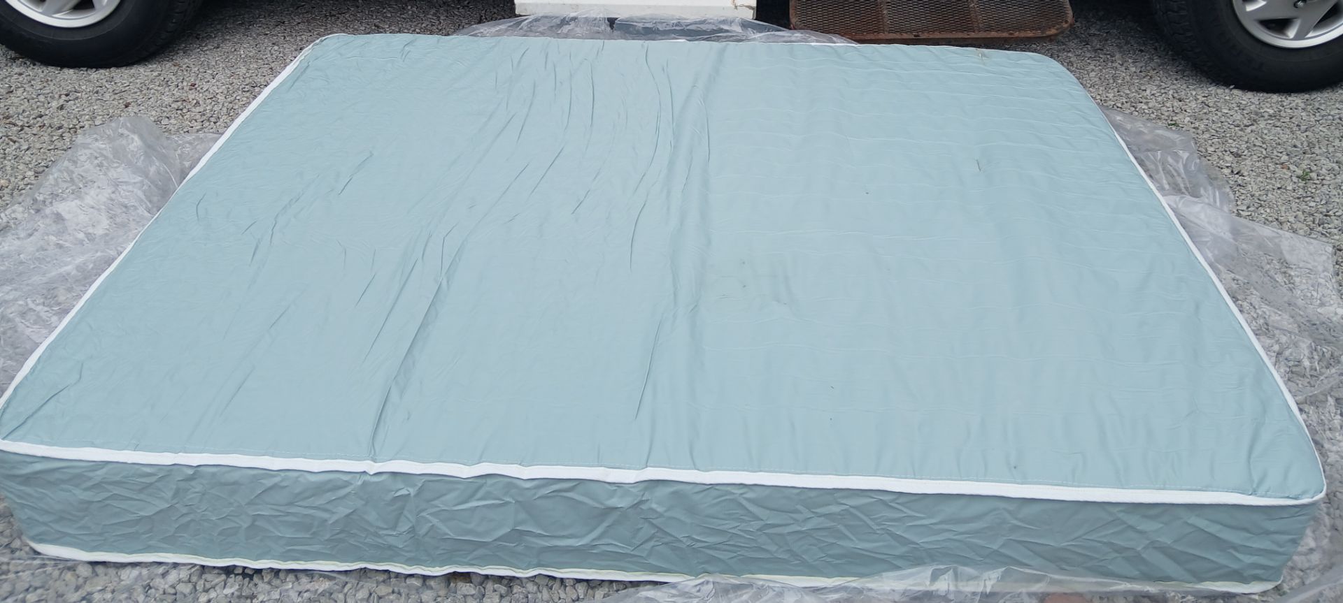 New Queen 8-Inch Firm Double sided Tight top Waterproof Vinyl Mattress