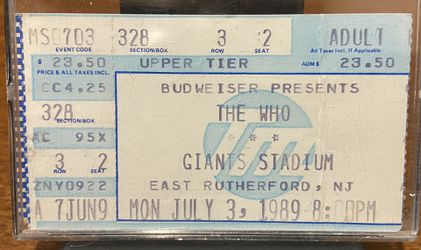Ticket Stubs & 2 Trading Cards Thumbnail