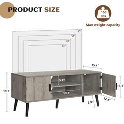 Two 55 inch TV stands.