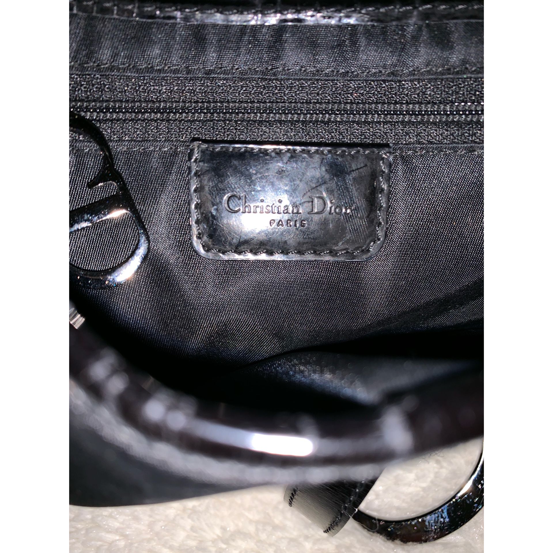 Preowned Christian DIOR SADDLE BAG WITH STRAP Blue Dior Oblique Jacquard  for Sale in Enfield, CT - OfferUp