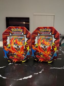 Pokemon Trading Card Game Ascended Heroes Tins Mega Emboar Brand New Sealed