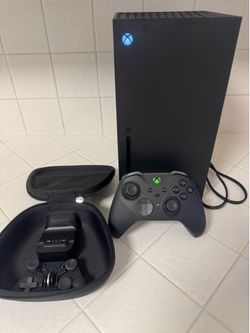 Xbox Series X 1TB Black 4K Console Wi-Fi w Elite Controller, Cables, Case