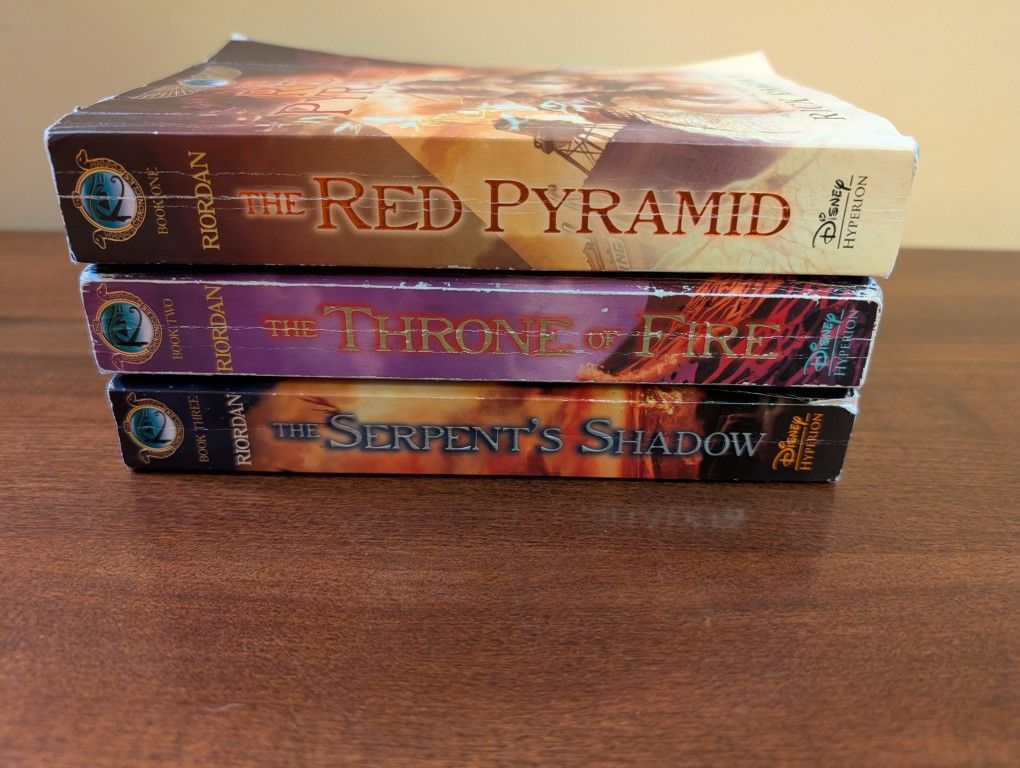 The Kane Chronicles by Rick Riordan 3 Book Set