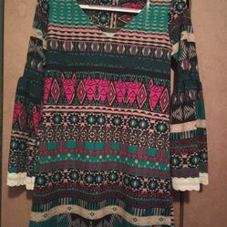Miin Southwest Pattern Dress Sz Sm $10 MPU SERIOUS INQUIRIES ONLY