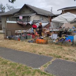 His Garage Sale All Weekend Long