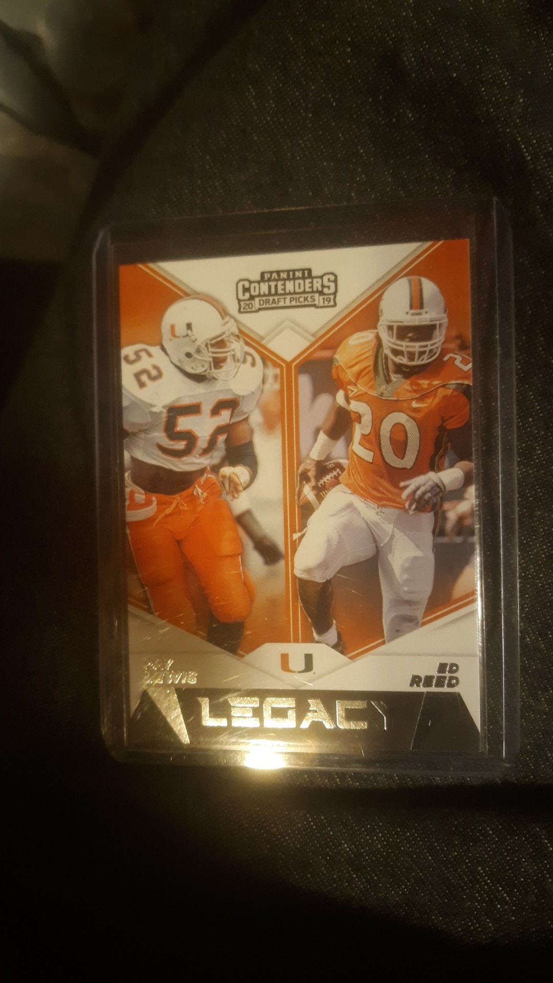 2019 Panini-Contenders (Draft Picks) 2019 Legacy Ray Lewis/Ed Reed