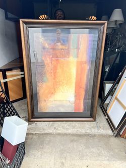 Large Framed Canvas