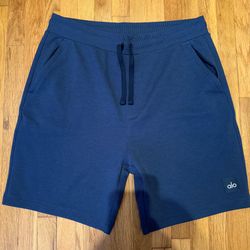 Alo Polyester Shorts, Navy|Blue