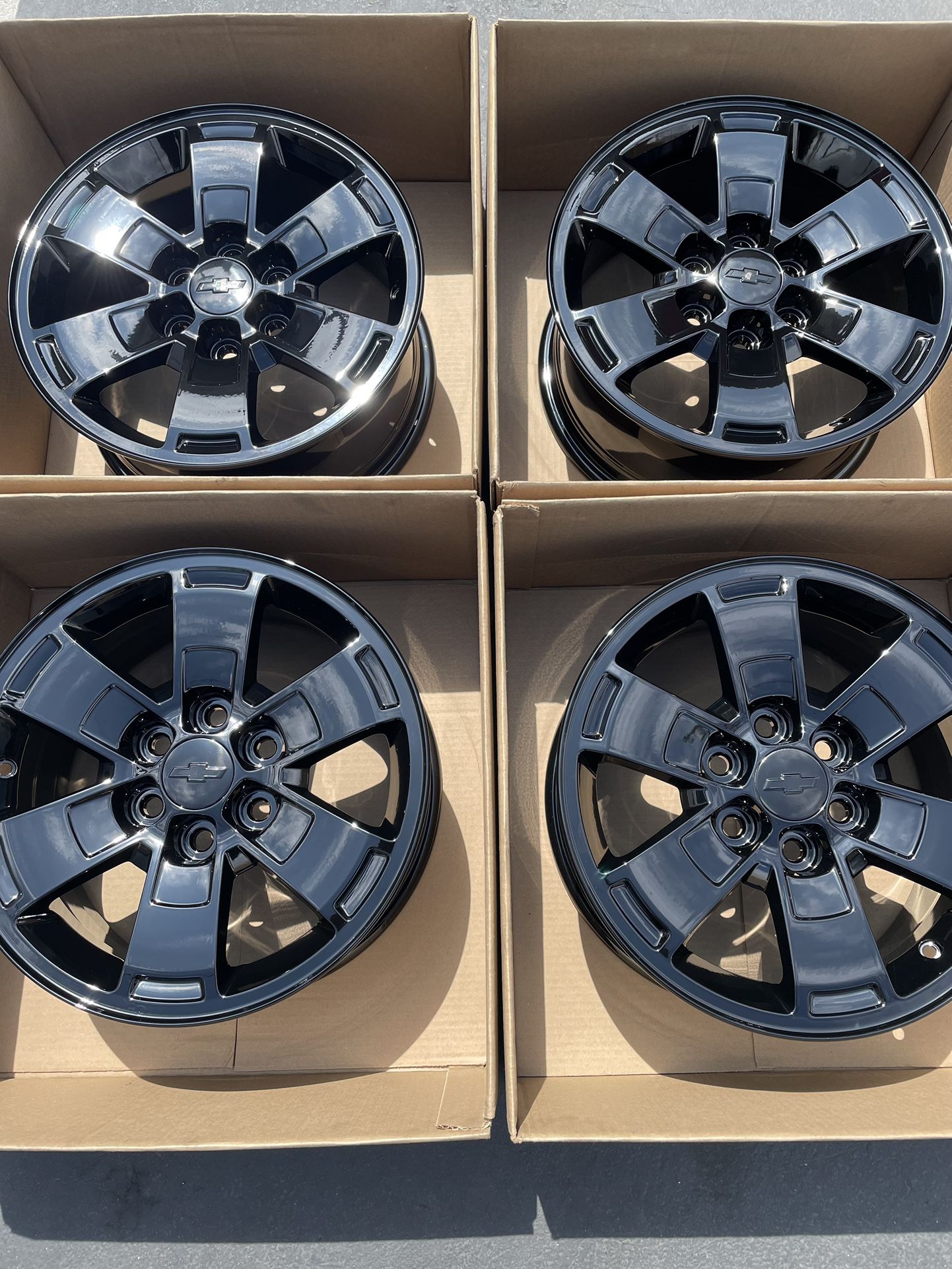16” Oem Chevy Colorado Factory Wheels 16 Inch Gloss Black Rims GMC Canyon