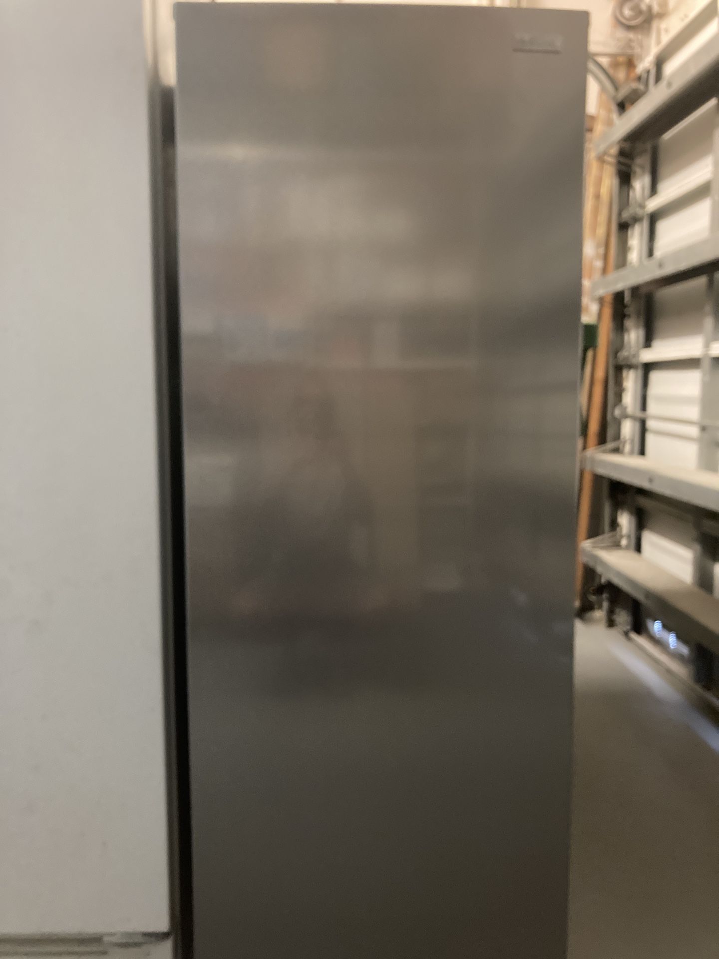 Vissani 7 cu. ft. Convertible Upright Refrigerator/Freezer in Stainless Steel