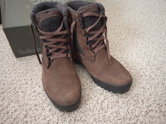 Timberland Men's Spruce Mountain Wp Warm Lined Boot Dark Brown Nubuck