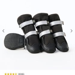 Spark Paws Flex Shell Water-resistant Dog Boots - Black