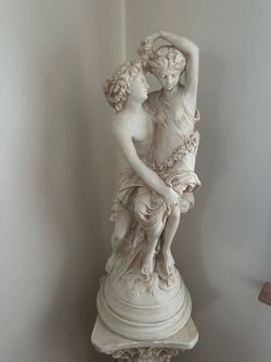 Classical Two-Figure Neoclassical Sculpture