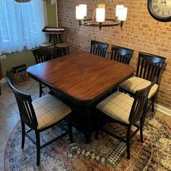 Counter Height Kitchen Table With 6 Chairs
