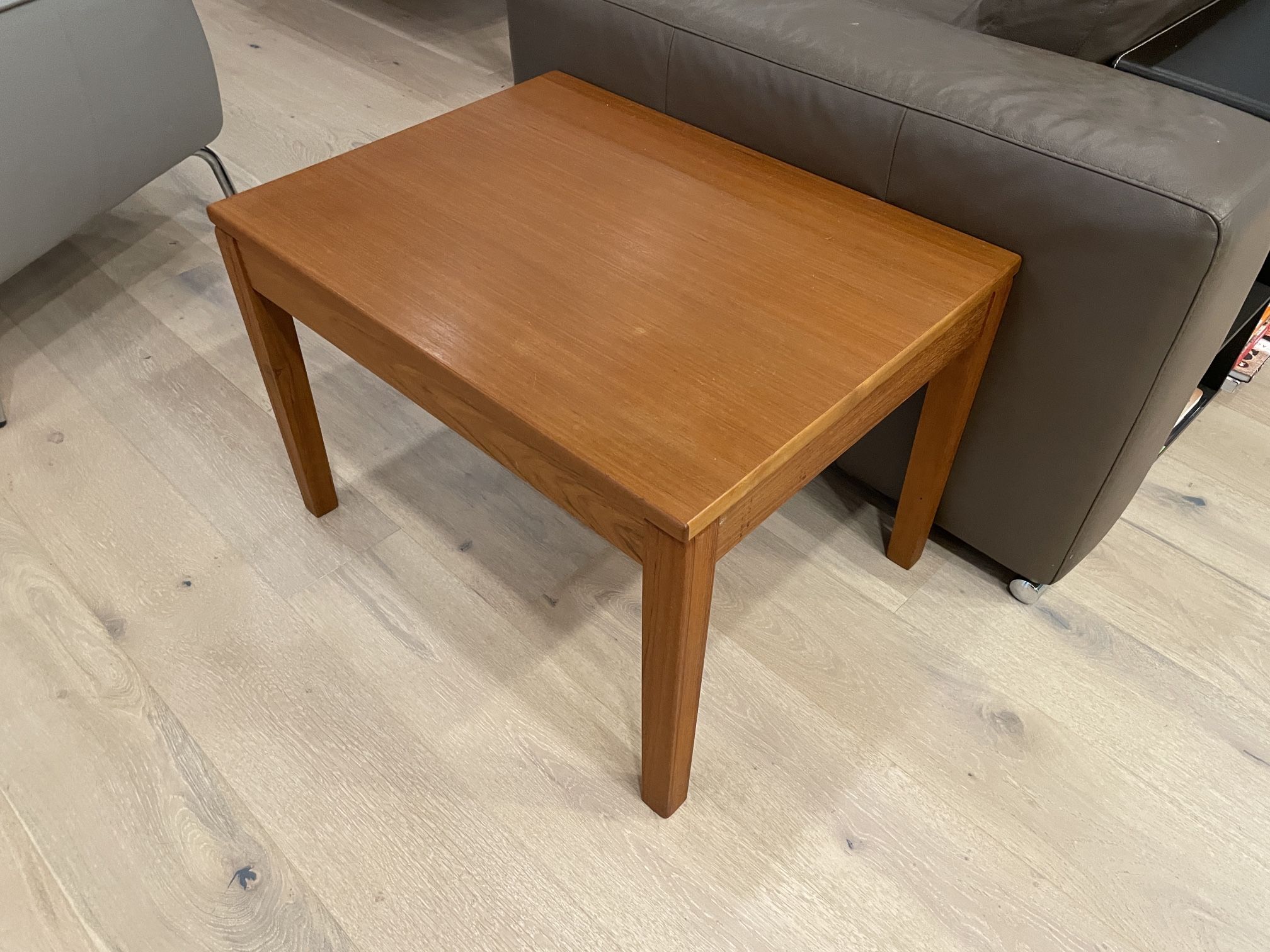 Two Teak End Tables