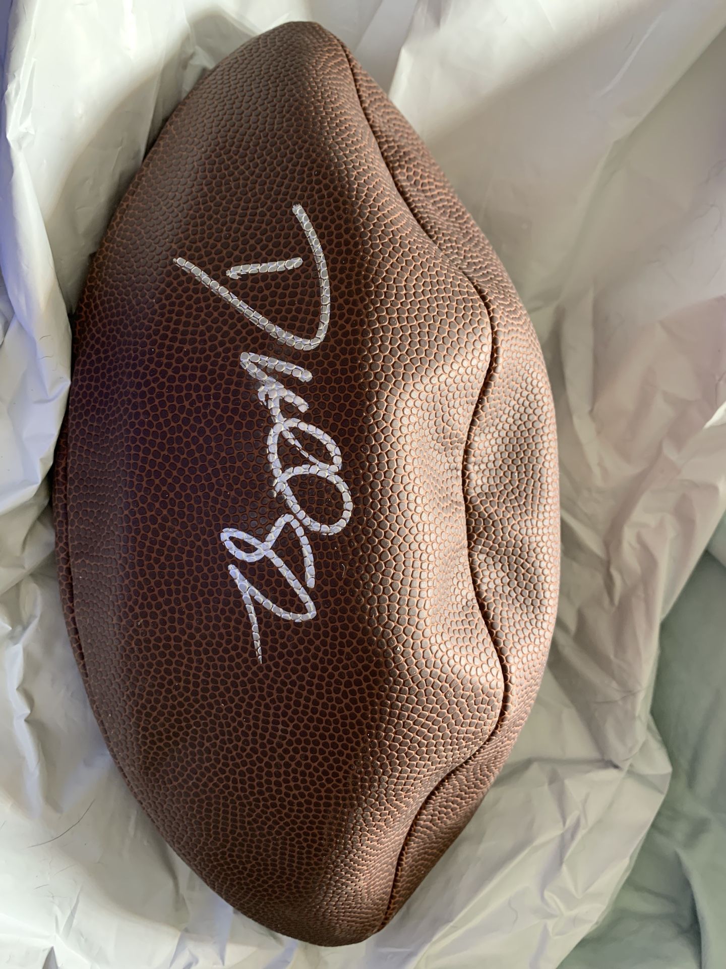 Signed Dante Hall Kansas City Chiefs Football Beckett certified