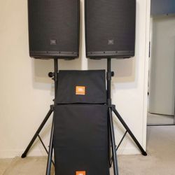2 JBL EON 615 15" + COVERS for Sale in Irvine, CA - OfferUp