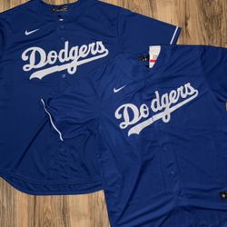 New men’s XL Nike LA dodgers blue Jersey 