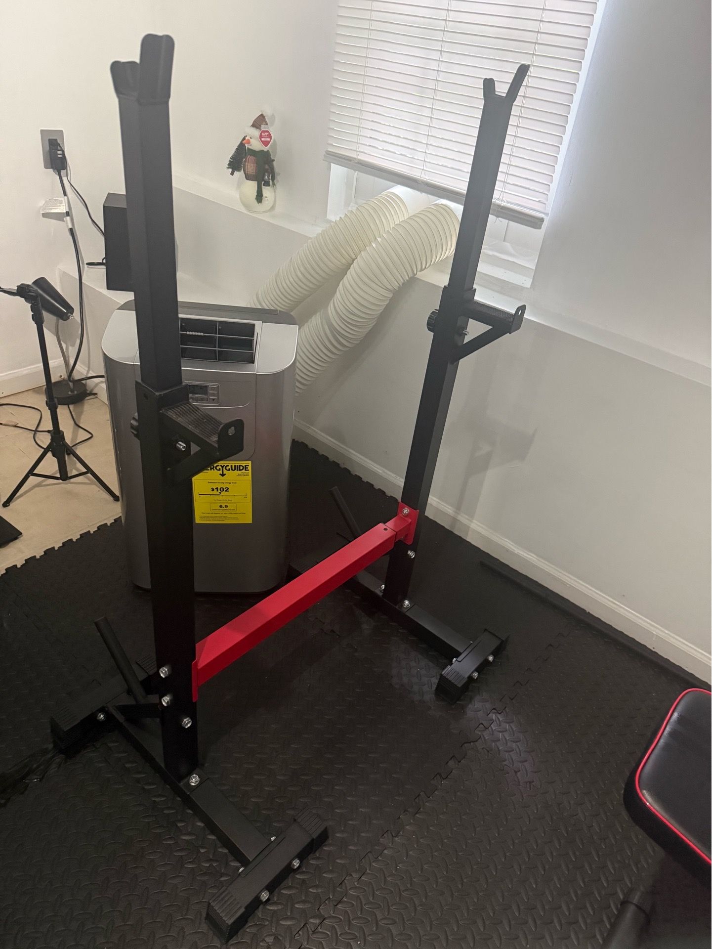 Adjustable Squat Rack / Barbell Stand (550lb Capacity)