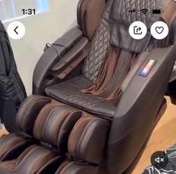 Massage chair black