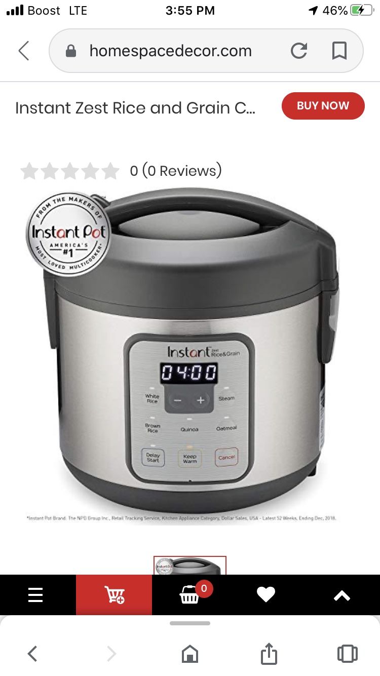 INSTANT pot rice cooker