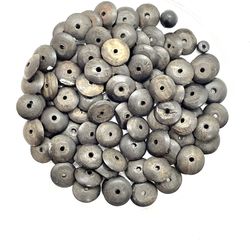 Lot Of 85 Black WoodBeads