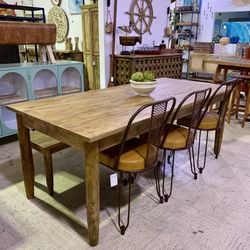 Solid Wood Dining Table