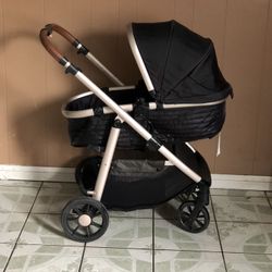 MOMBEBE STROLLER AND BASSINET!!!!