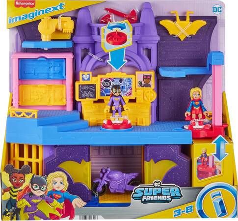 Imaginext DC Super Friends Toy Batgirl Hero Hideout Playset