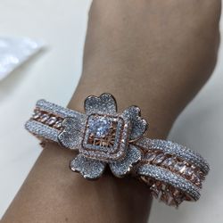 AD Zircon Openable Bracelet 