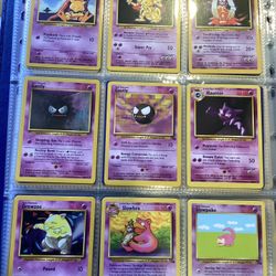 90 Vintage Pokemon Cards in Near Mint Condition