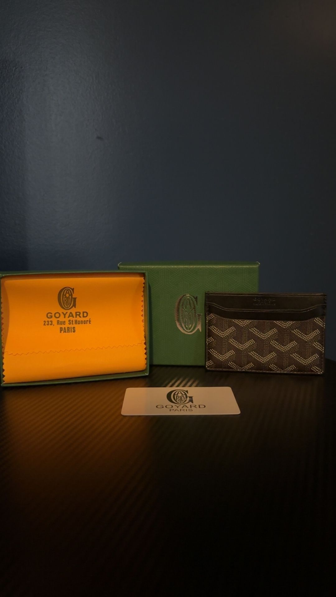 Luxury Monogram Card Holder - Premium Quality & Sleek Design