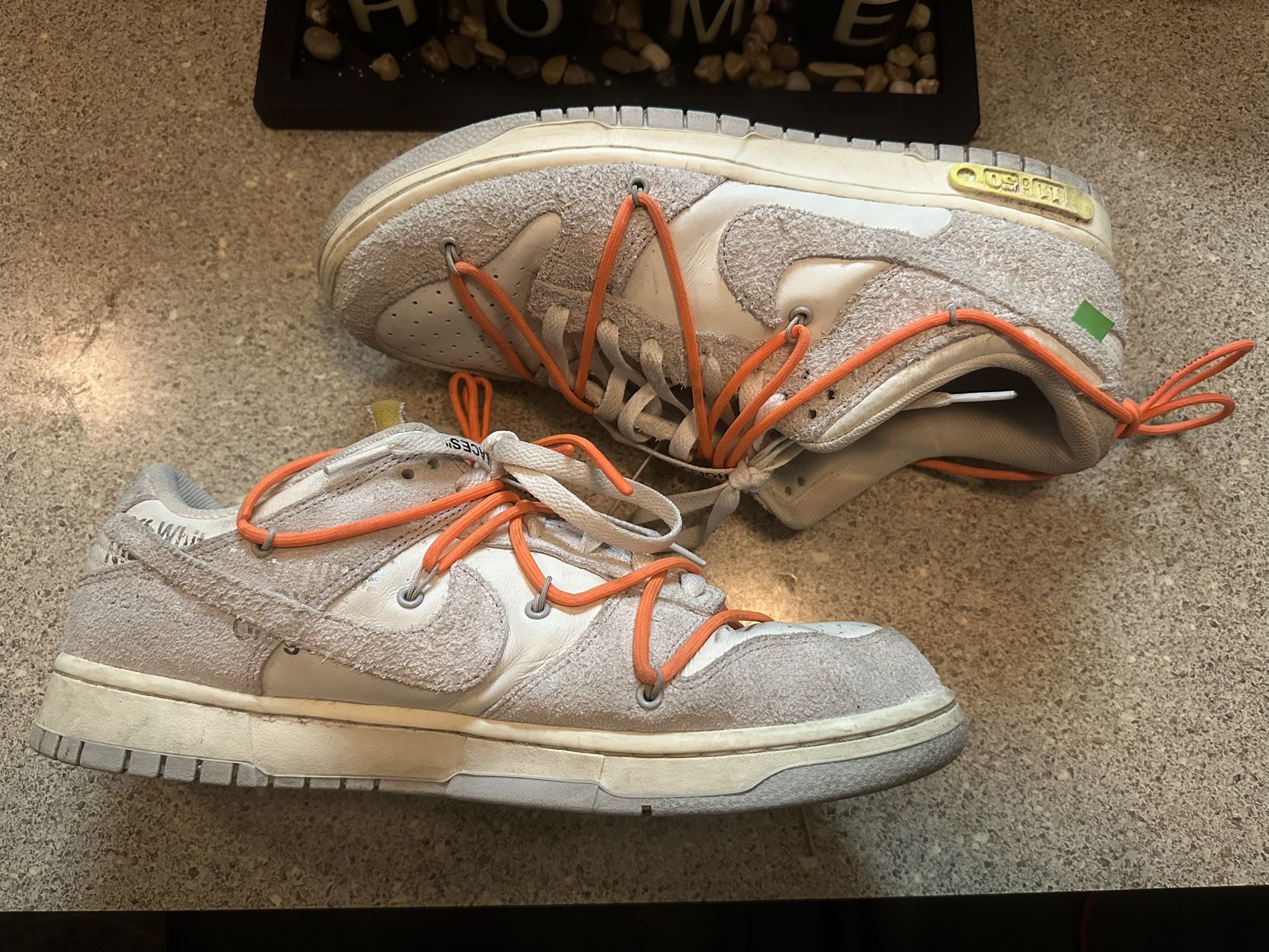 Off White Nike Lot Dunk 11 Size 12