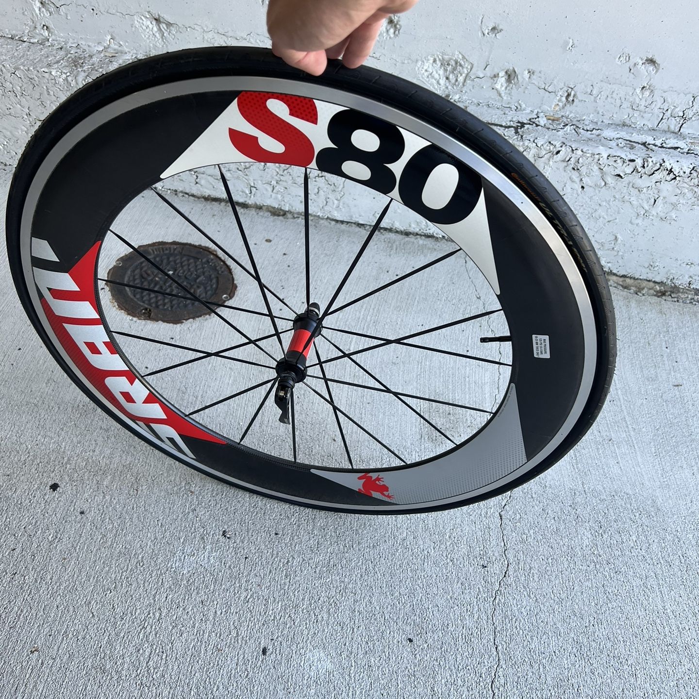SRAM S80 Carbon Front wheel - 700c Quick release - RARE for Sale