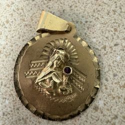 14kt Gold Santa Barbara Pendant 