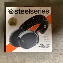 SteelSeries - Arctis 9 Wireless Gaming Headset for PC, PS5, and PS4 - Black