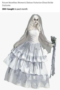 Ghost Bride Costume - White/gray