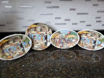 Brunelli Cannes Casino Round Plate 8" _Made in Italy