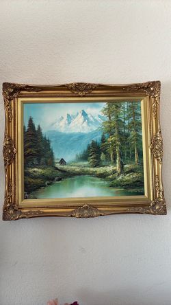 Landscape oil paintings in beautiful frame