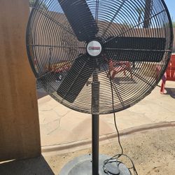 30 Inch Pedestal Fan With 3 Speeds. Great for Garage or Shed. 