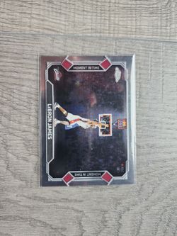 LeBron moments in time 25'-26' topps chrome update