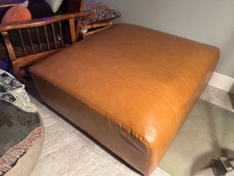 Brown ottoman