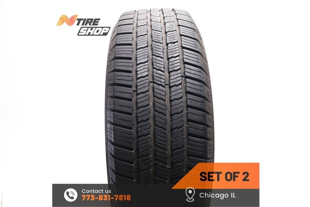Set of 2 Used  9/32    235/65R18  106T  Michelin  X LT A/S
